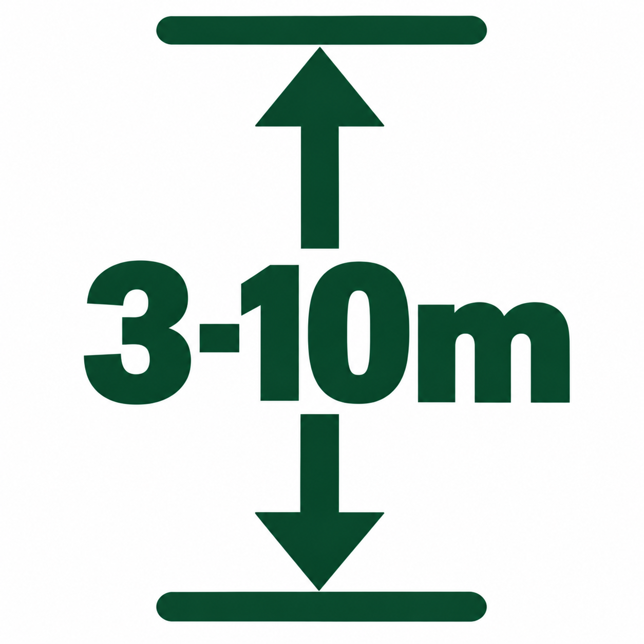3 tot 10 meter